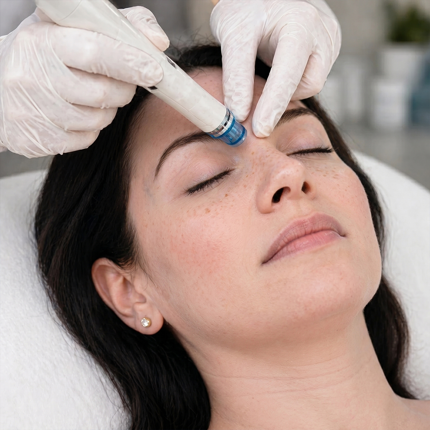 Medical-grade aesthetic facial treatment at Aura Dermatology