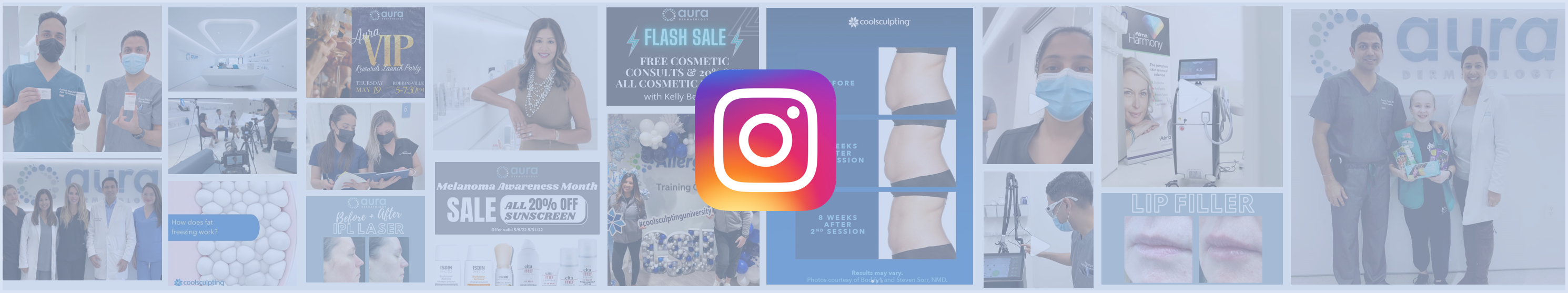 Aura Dermatology Instagram